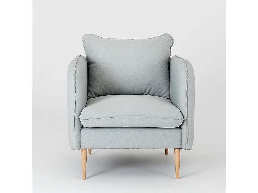 Sillón 0,89x0,8x0,9 m madera natural Posh Wood