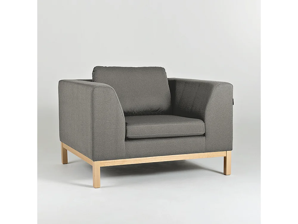 Sillón 0,98x1,1x0,67 m natural Madera Ambient