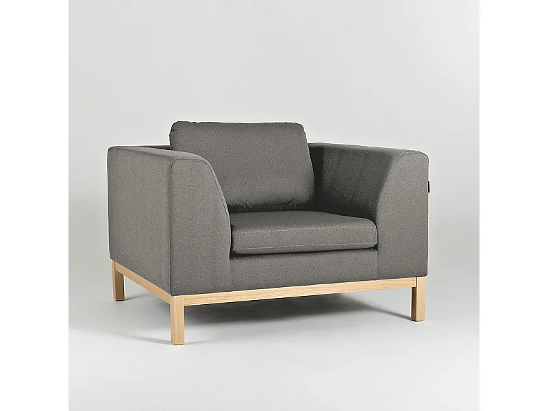 Sillón 0,98x1,1x0,67 m natural Madera Ambient