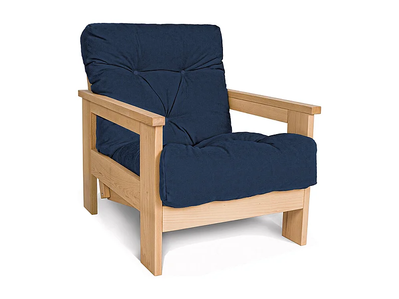 Fauteuil 0,75x1,05x0,83 m blauw Mexico