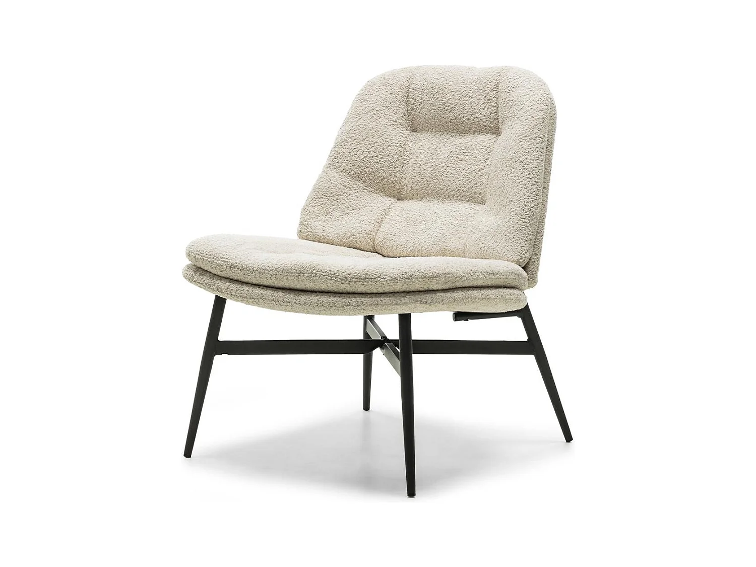 Lounge stoel 67x75x78 cm beige rovero