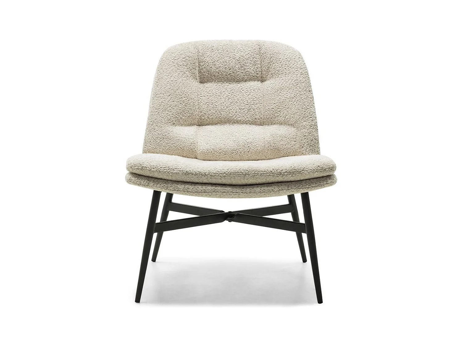 Lounge stoel 67x75x78 cm beige rovero