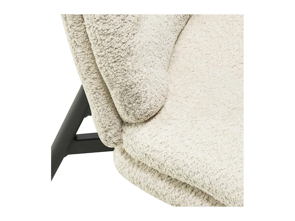 Lounge stoel 67x75x78 cm beige rovero