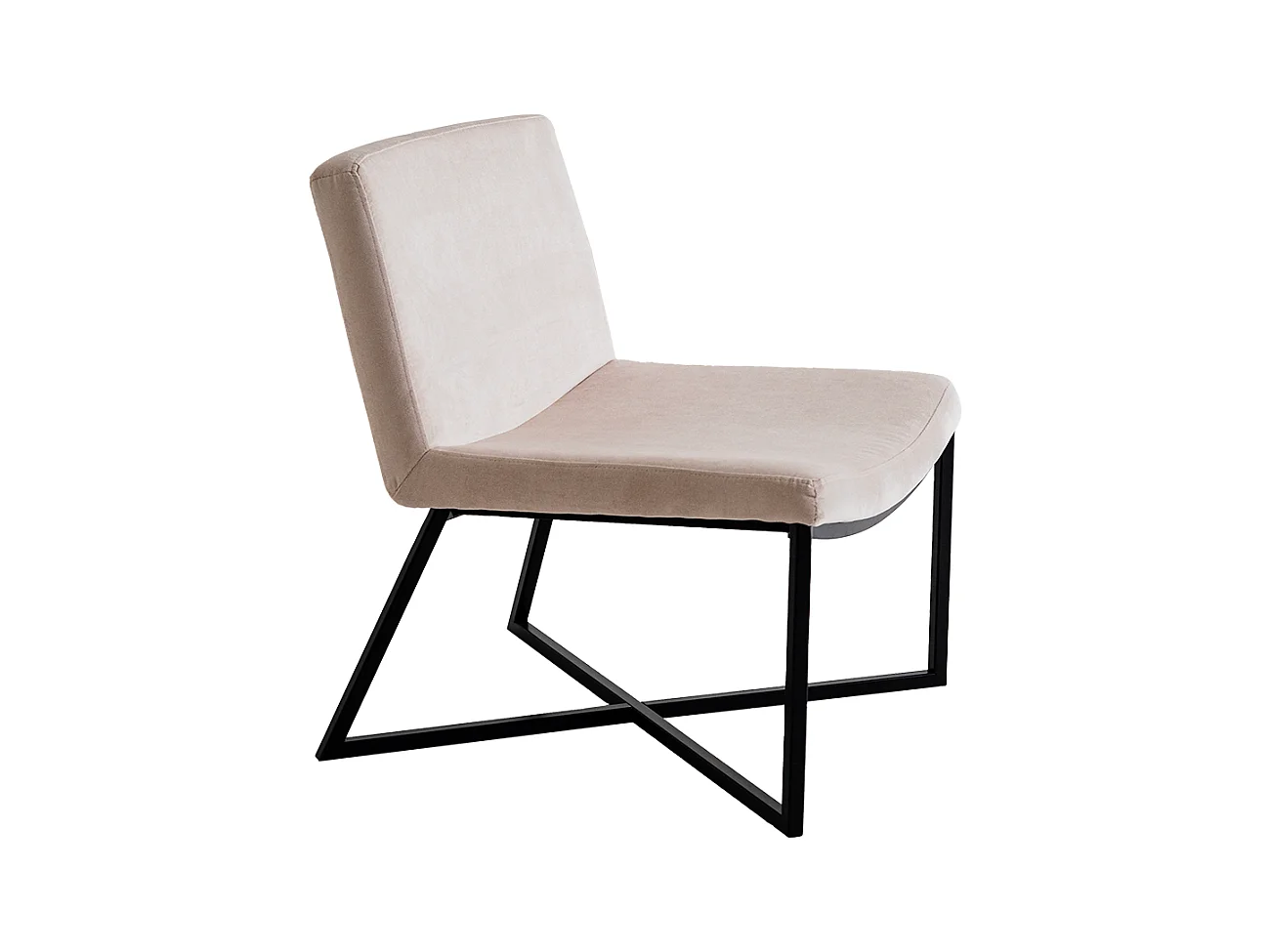 Fauteuil 60x62x71 cm noir ZERO