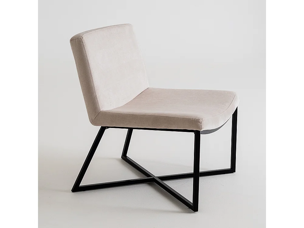 Fauteuil 60x62x71 cm zwart ZERO