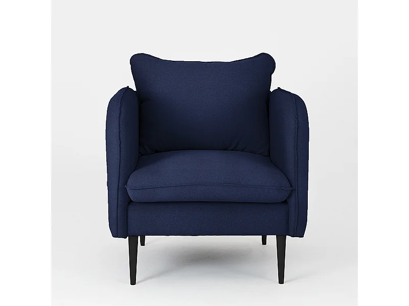 Fauteuil 89x80x90 cm Ink posh zwart