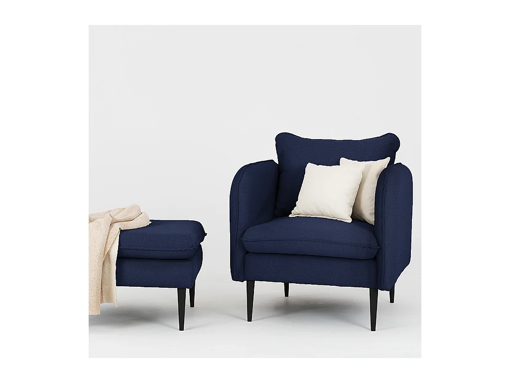 Sessel 89x80x90 cm Ink posh schwarz