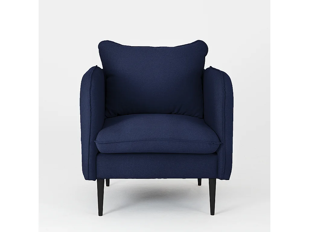 Fauteuil 89x80x90 cm Ink posh zwart