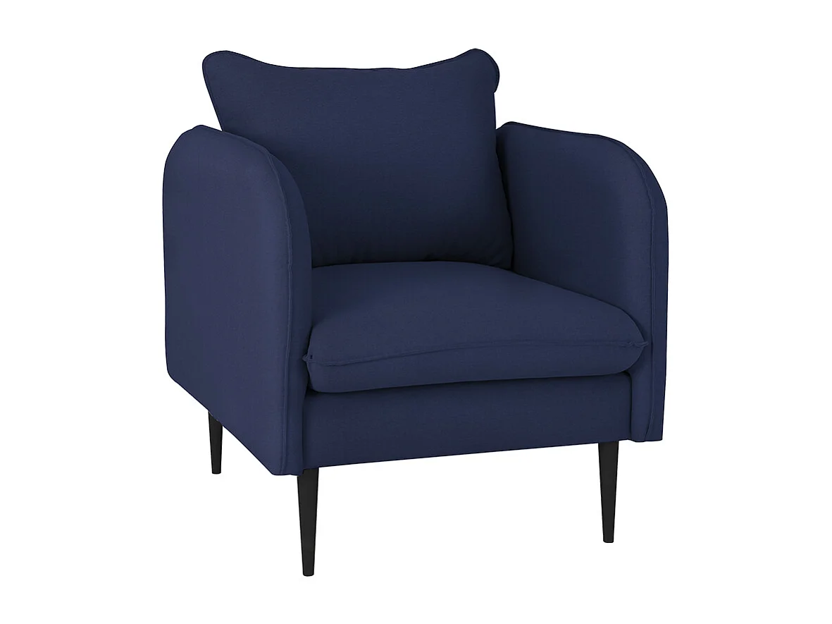 Fauteuil 89x80x90 cm Ink posh zwart