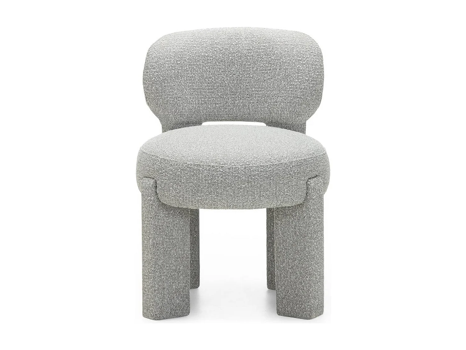 Silla tapizada 60x60x80 cm gris Samma