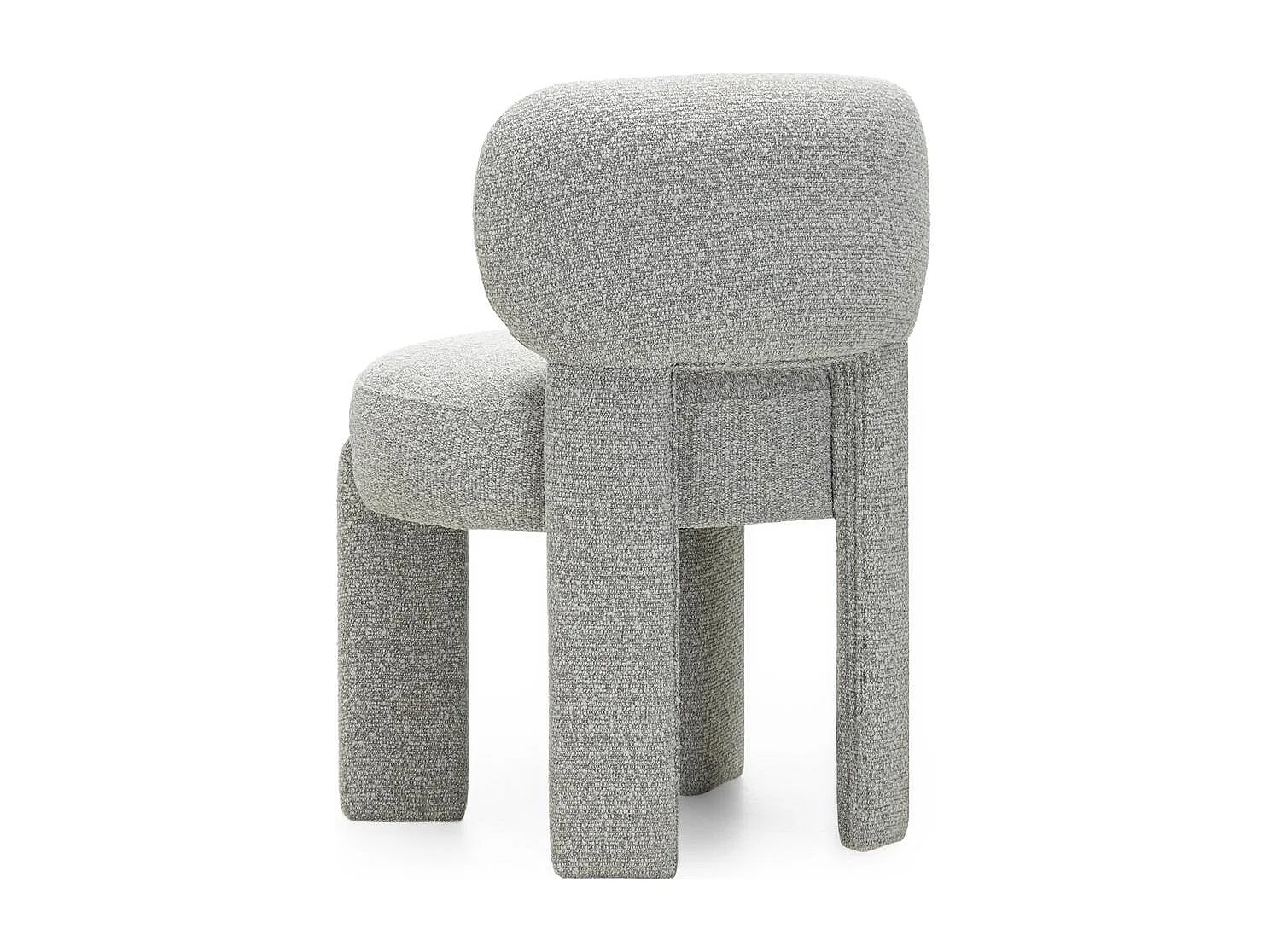 Silla tapizada 60x60x80 cm gris Samma