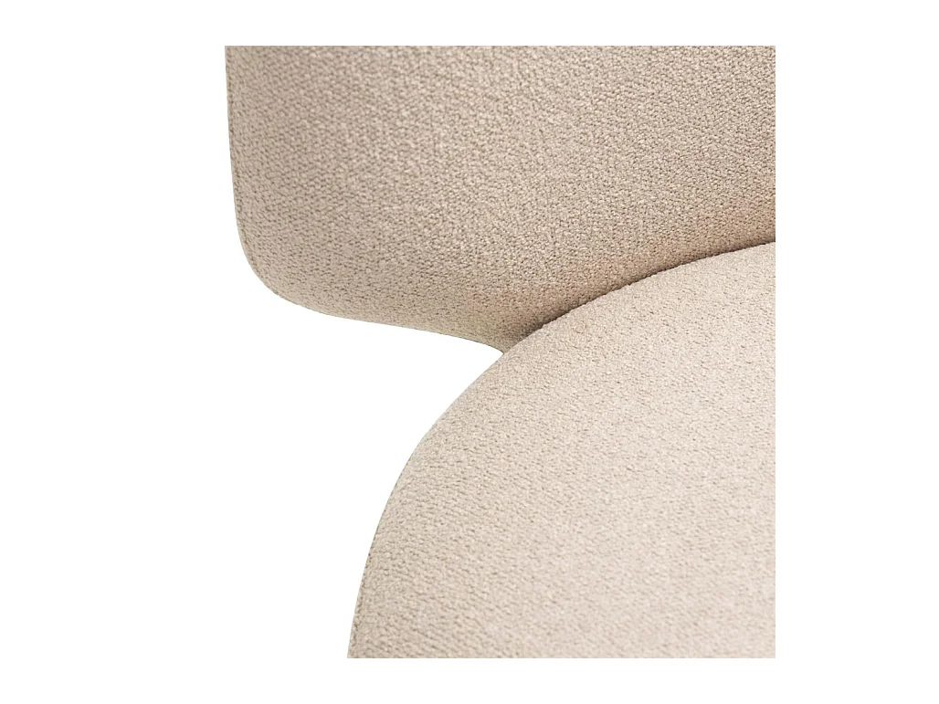 Fauteuil 75x68,5x76 cm beige Selene