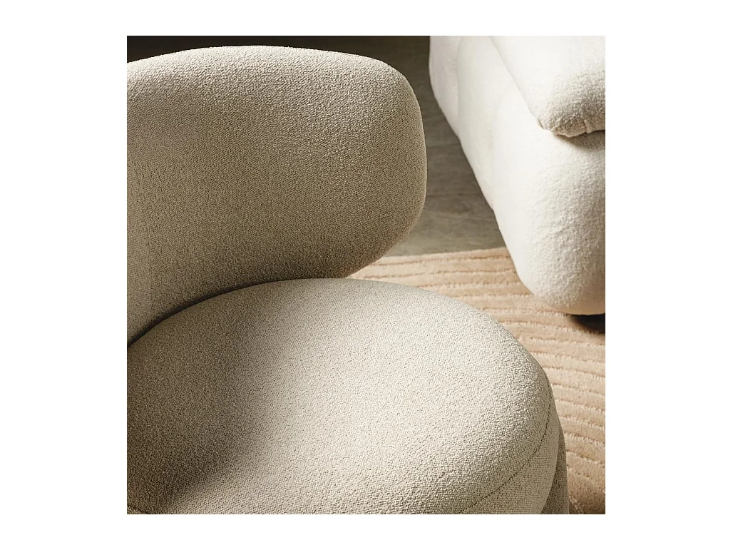 Sessel 75x68,5x76 cm beige Selene