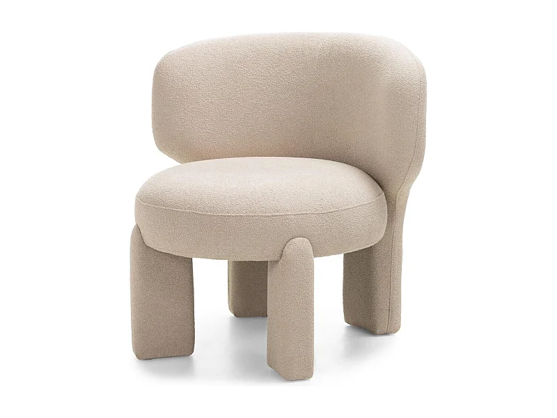 Fauteuil 75x68,5x76 cm beige Selene