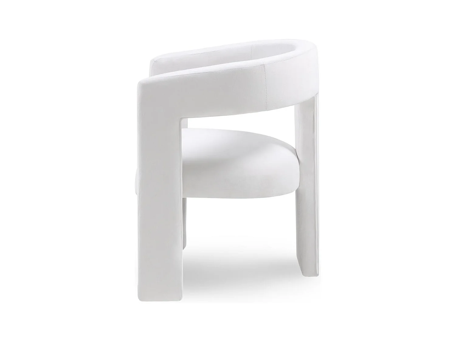 Fauteuil lounge 66x57x76 cm Velours Lauren beige clair