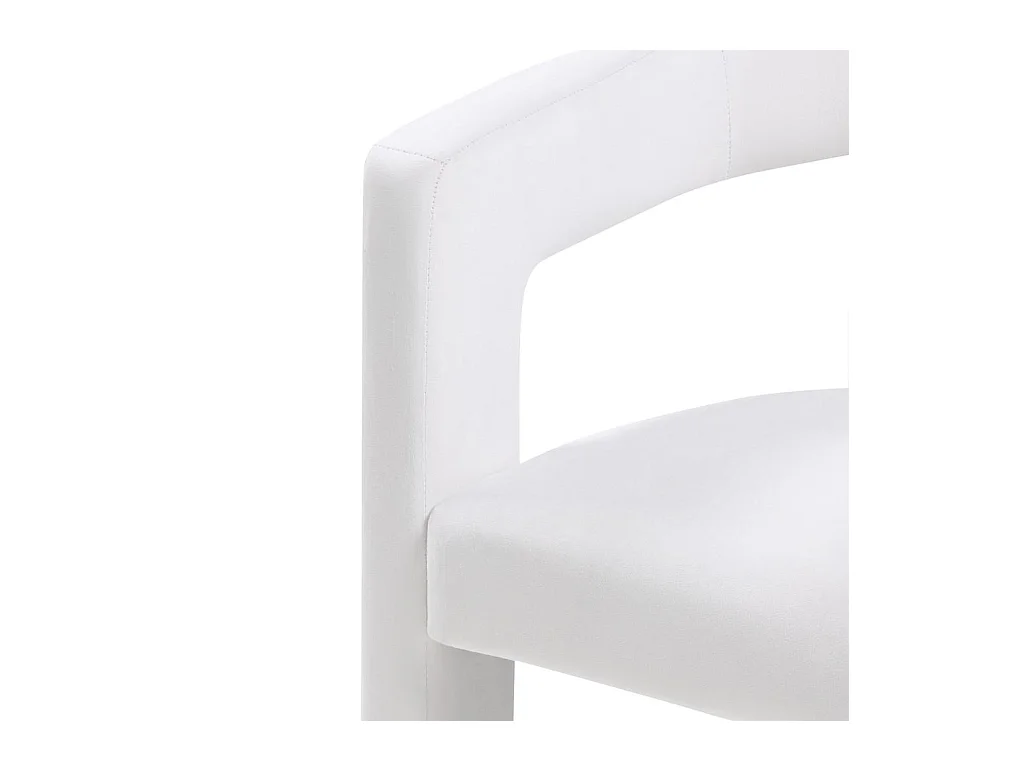 Fauteuil lounge 66x57x76 cm Velours Lauren beige clair