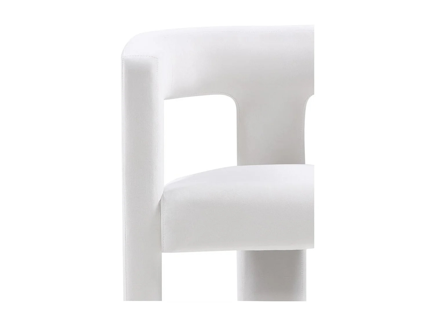 Sillón 66x57x76 cm Beige Claro terciopelo Lauren