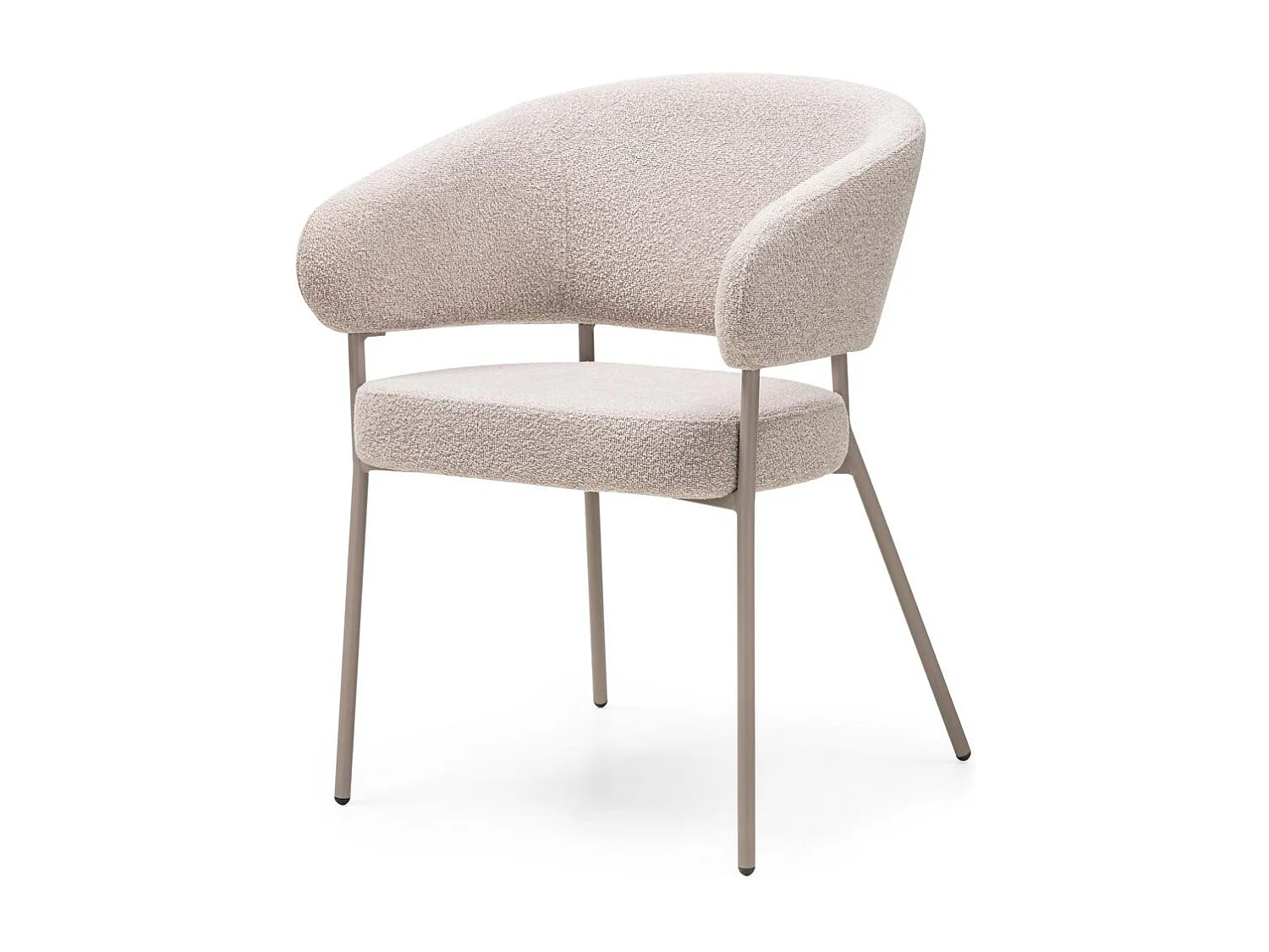 Polsterstuhl 60x60x81,5 cm beige Malua