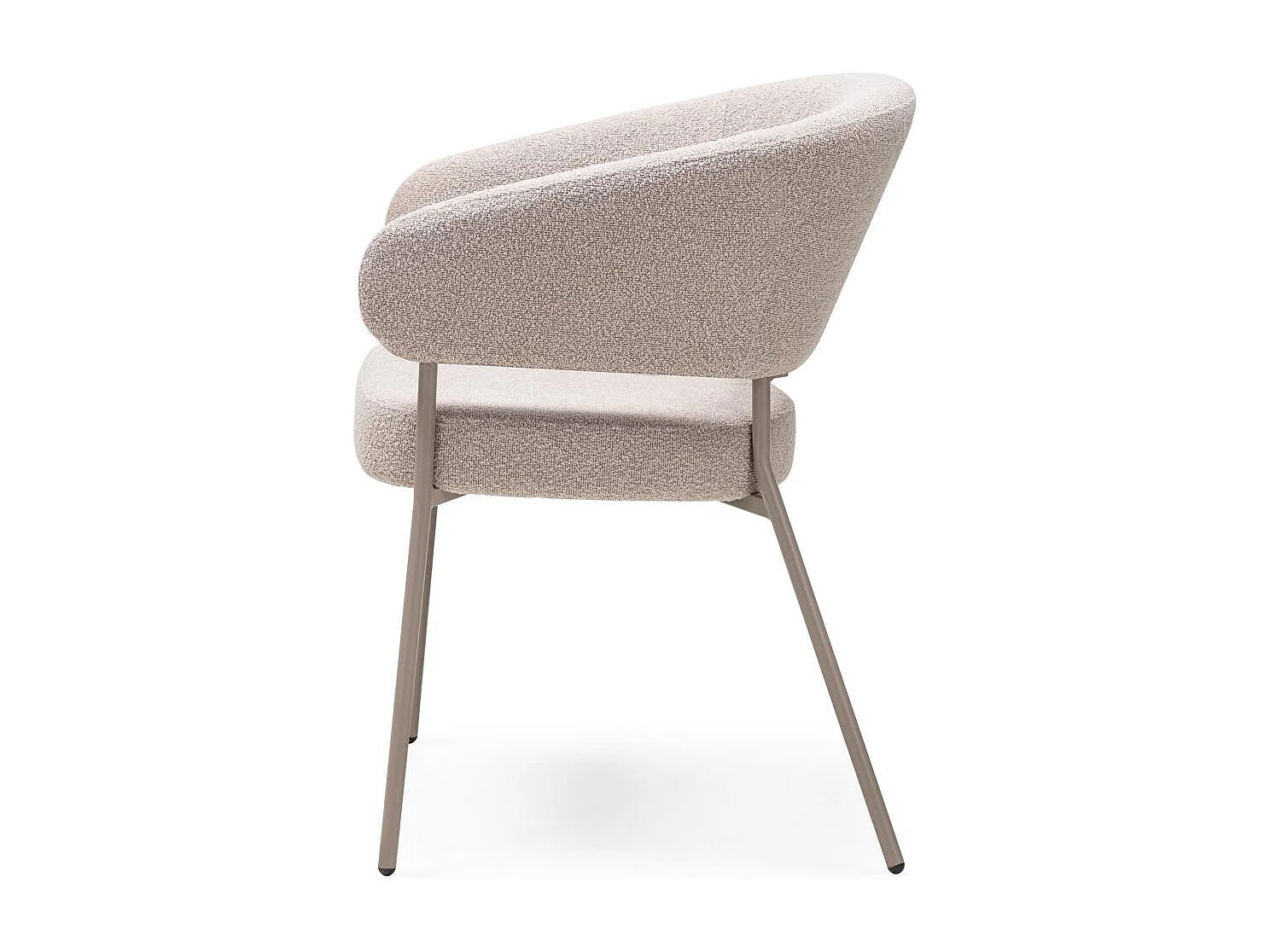 Polsterstuhl 60x60x81,5 cm beige Malua