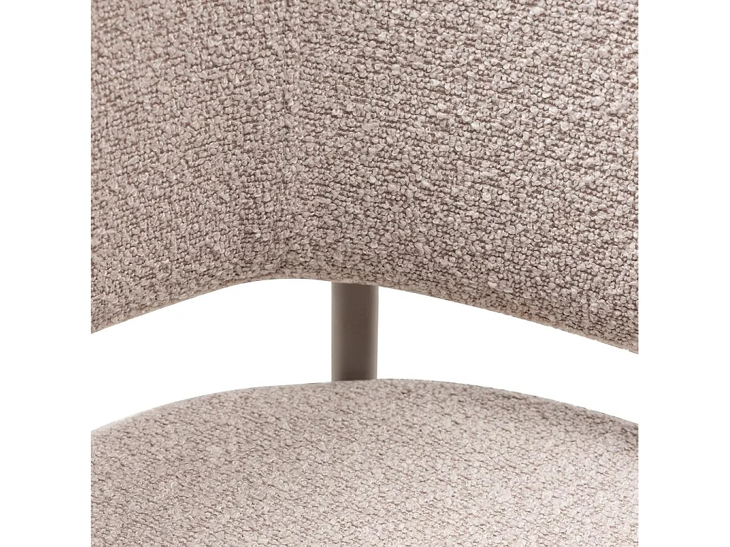 Polsterstuhl 60x60x81,5 cm beige Malua