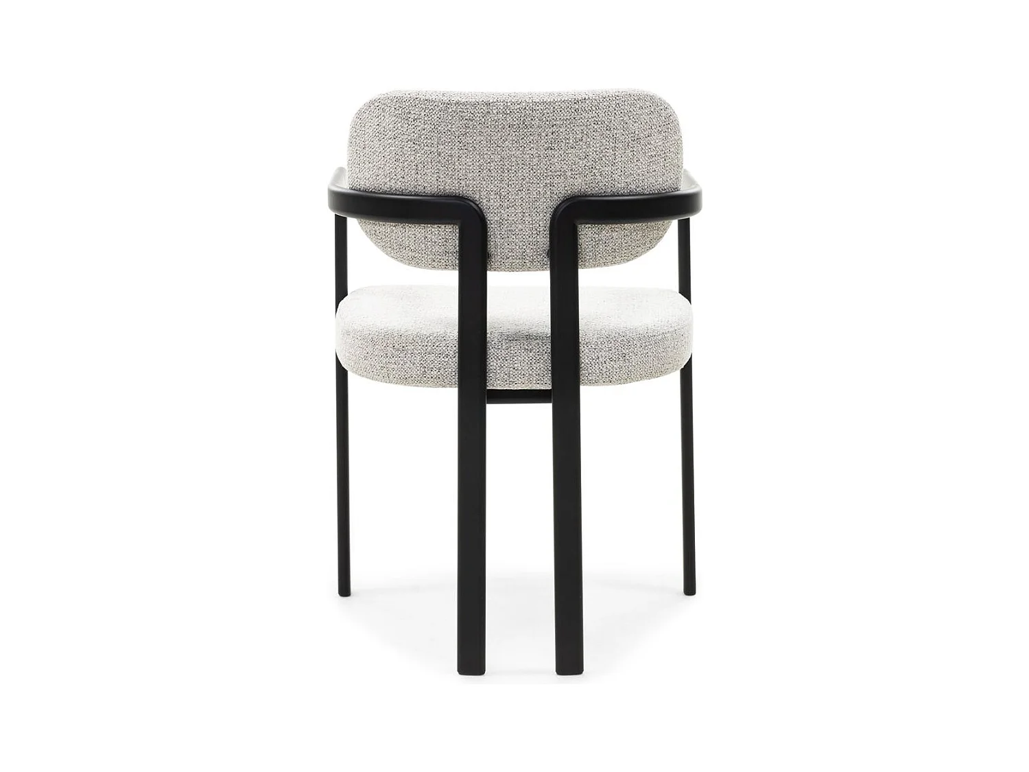 Gestoffeerde stoel 81x56,5x56 cm Lichtgrijs Flaire