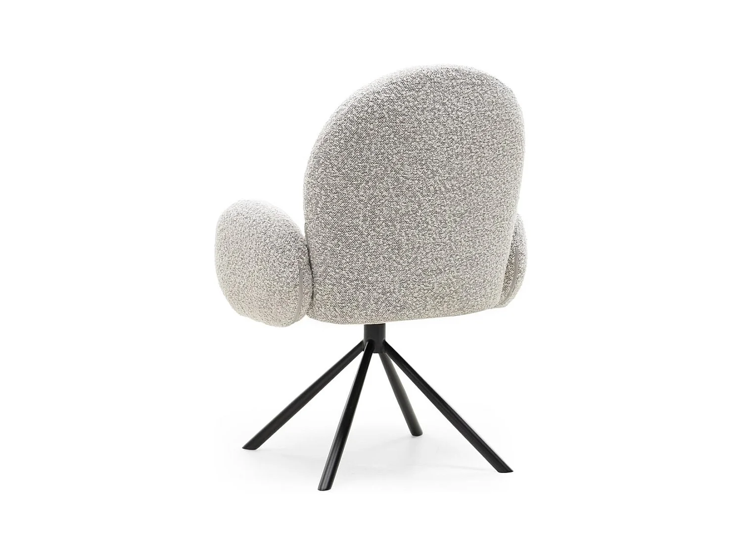 Fauteuil pivotant 51,5x69x91 cm gris Finest