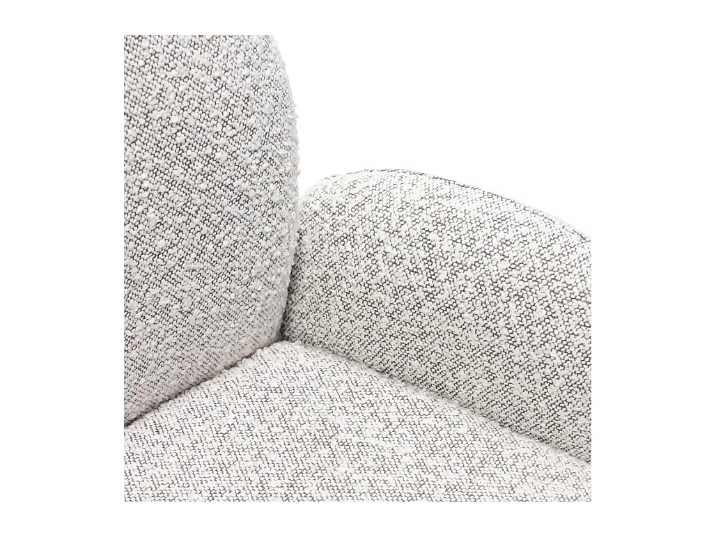 Fauteuil pivotant 51,5x69x91 cm gris Finest