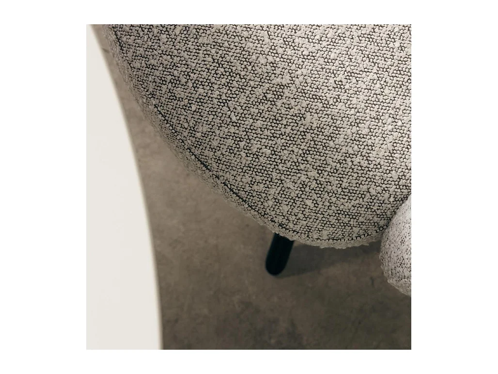 Draaistoel 51,5x69x91 cm grijs Finest