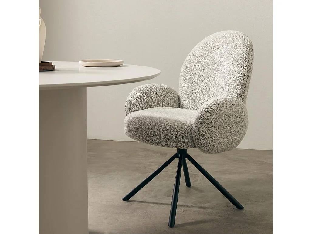 Drehstuhl 51,5x69x91 cm grau Finest