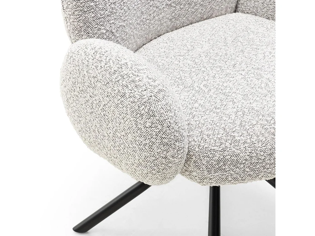 Drehstuhl 51,5x69x91 cm grau Finest