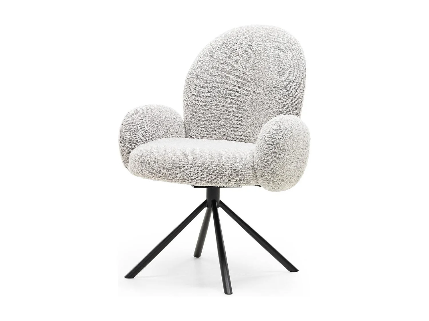 Drehstuhl 51,5x69x91 cm grau Finest