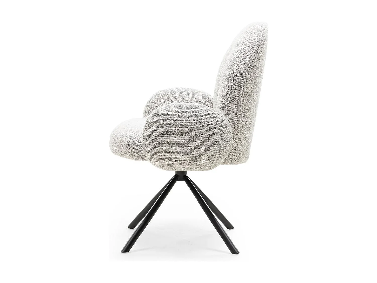 Drehstuhl 51,5x69x91 cm grau Finest