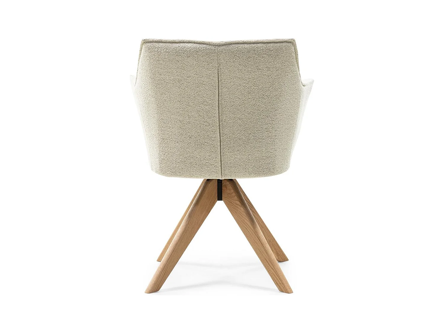 Fauteuil pivotant 63x59x85 cm crème maner