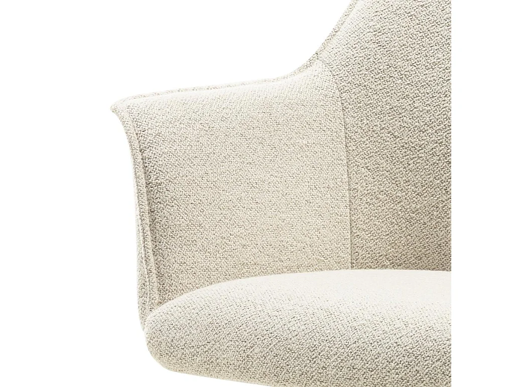 Drehstuhl 63x59x85 cm creme Maner