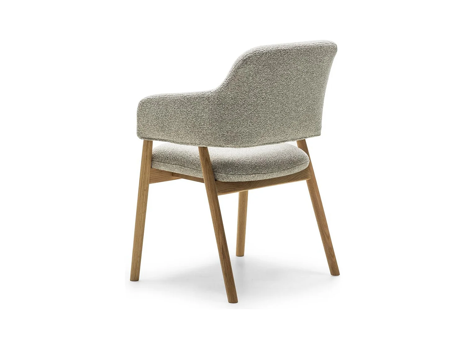 Fauteuil rembourré 86x60x59 cm gris clair LORA