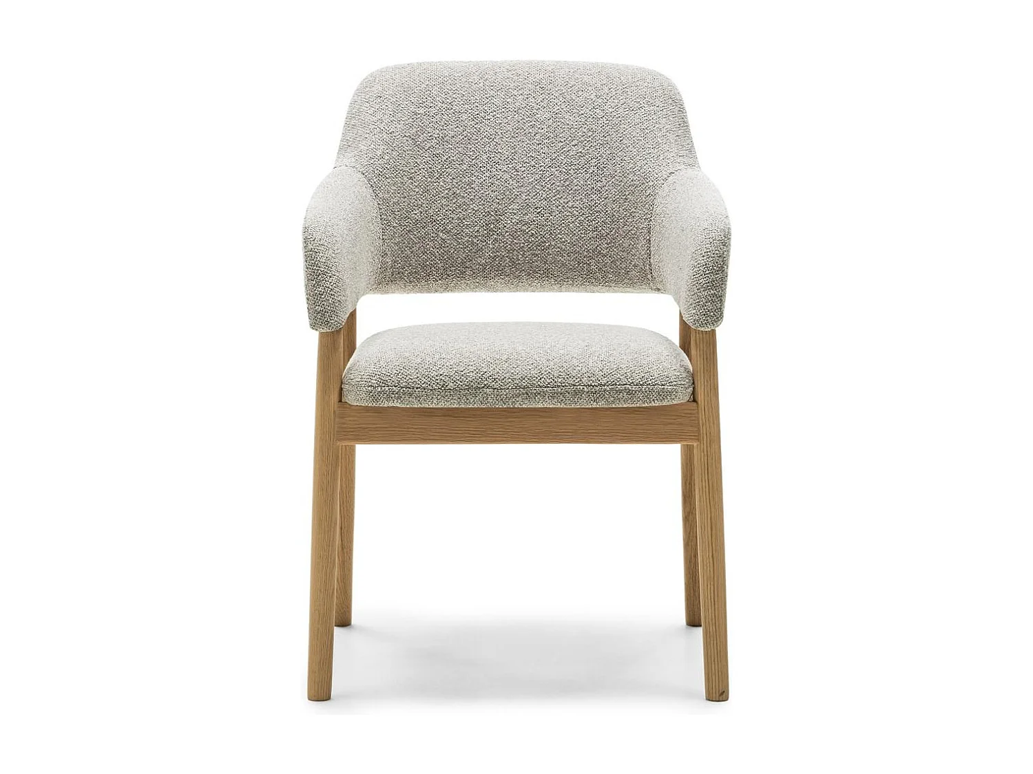 Silla tapizada 86x60x59 cm gris claro LORA