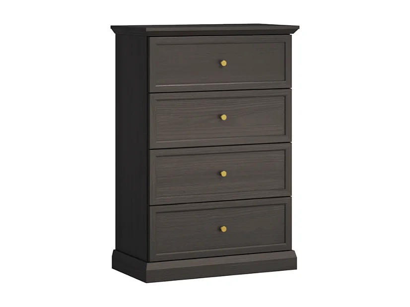 Cómoda AMBIHOME ARON 01 - Preto, C75,5xA110xP39,5cm