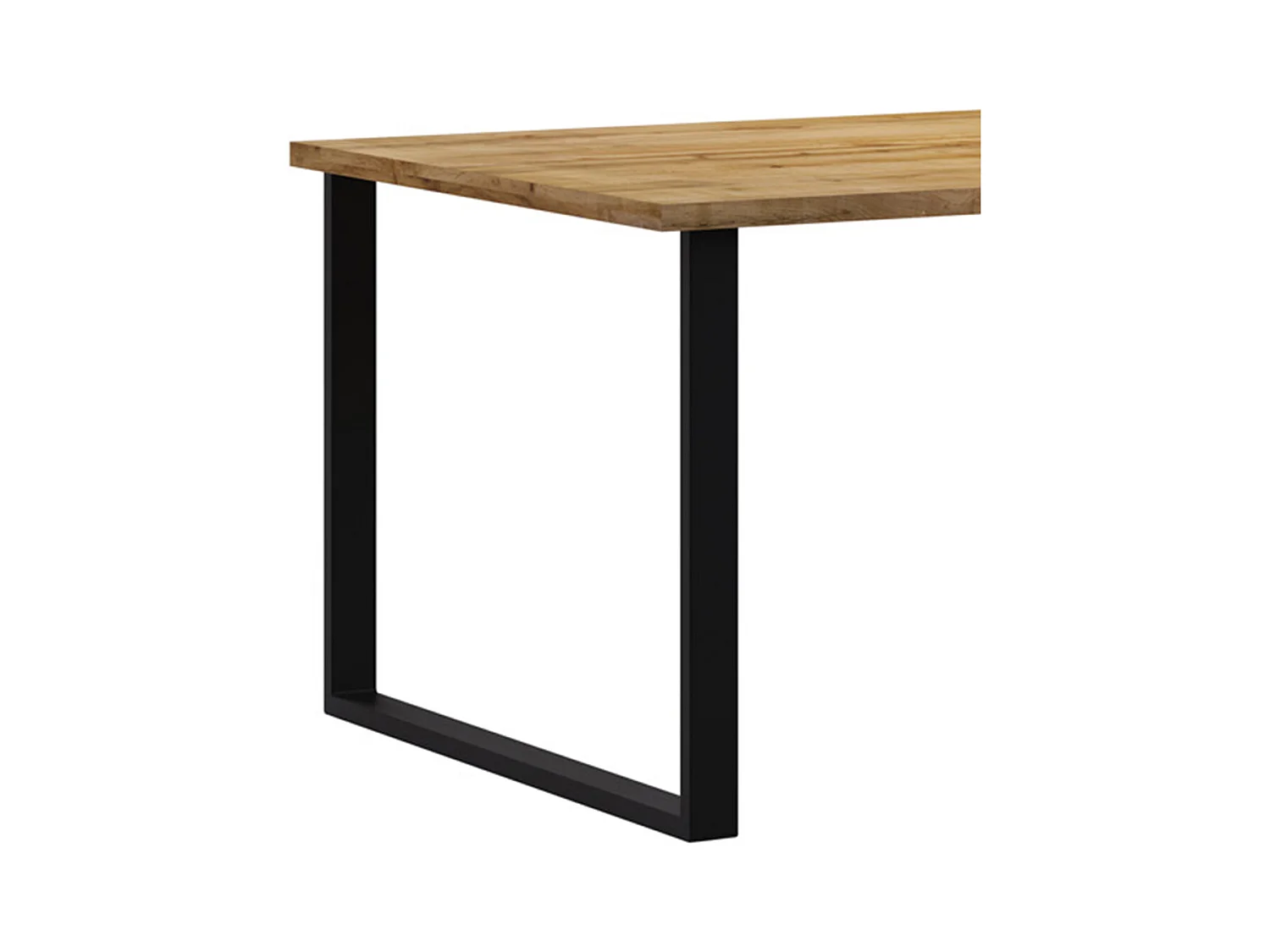 Tavolo da pranzo a 6 posti in legno e metallo Eden