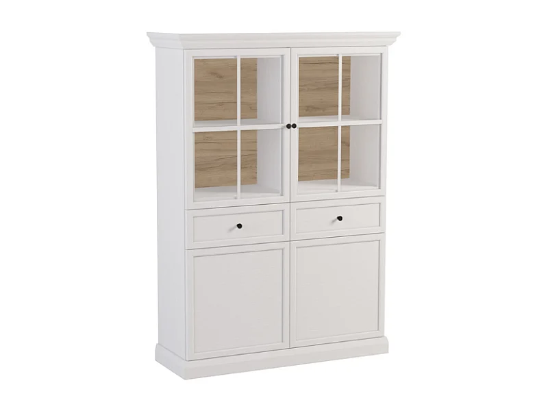 Vitrine AMBIHOME ARON 03 - Branco, C118,5xA164,5xP41,5cm