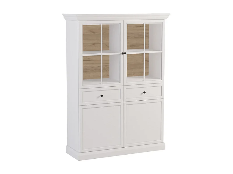 Vitrine AMBIHOME ARON 03 - Branco, C118,5xA164,5xP41,5cm