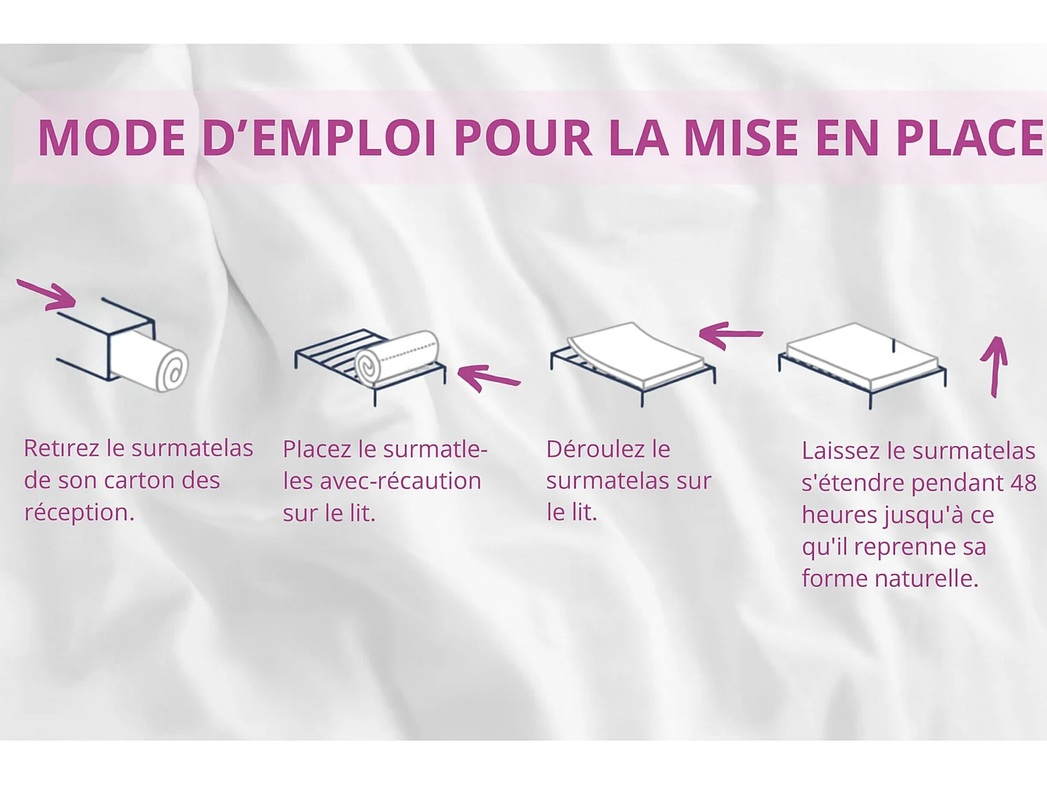 Matelas en mousse Selekt 180 x 200 cm, H3, hauteur env. 10 cm, couleur : blanc
