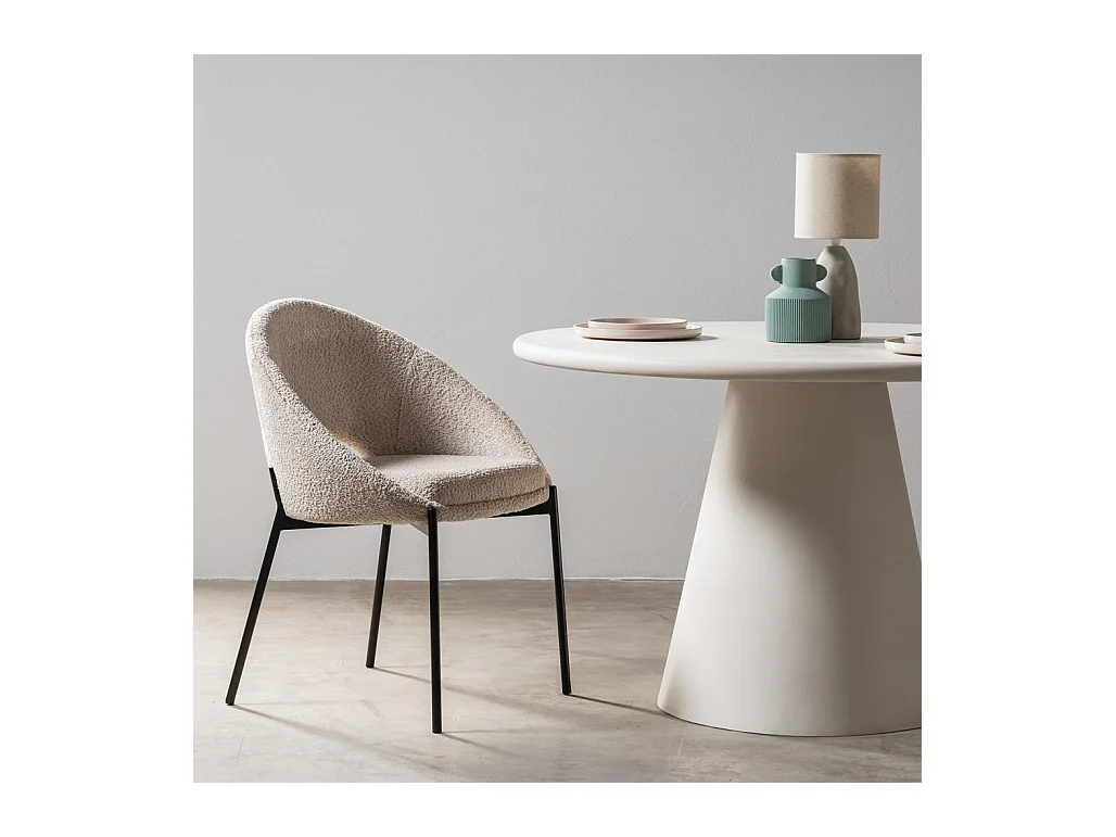 Stoel 63x57x83 cm beige Dean