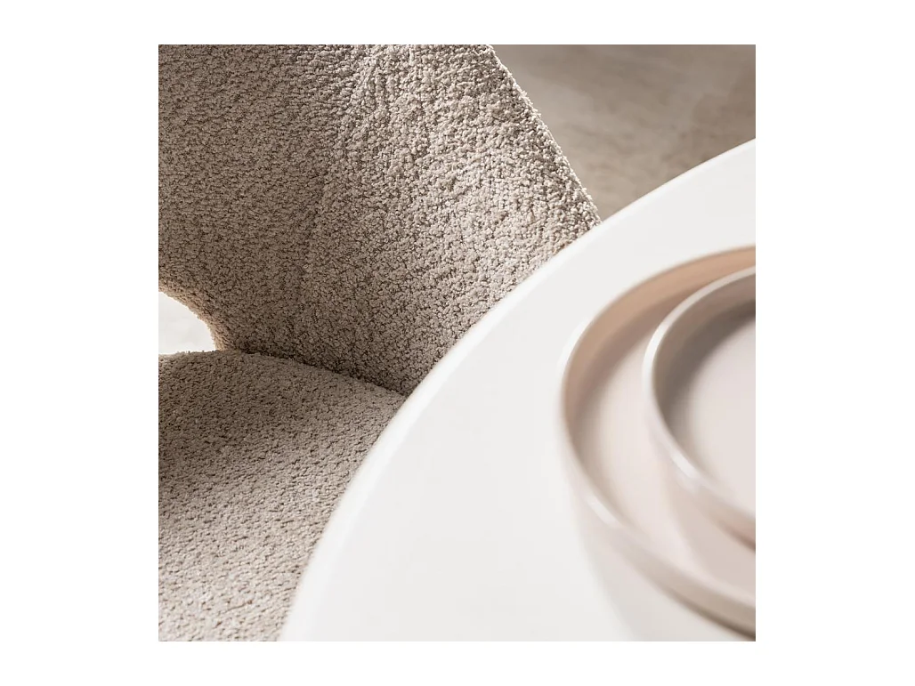 Stuhl 63x57x83 cm beige Dean