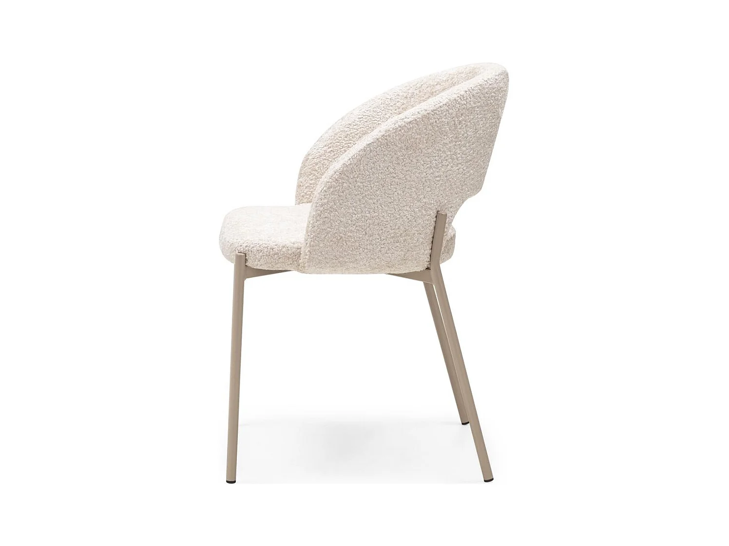 Stuhl 50x53x77 cm beige MORES