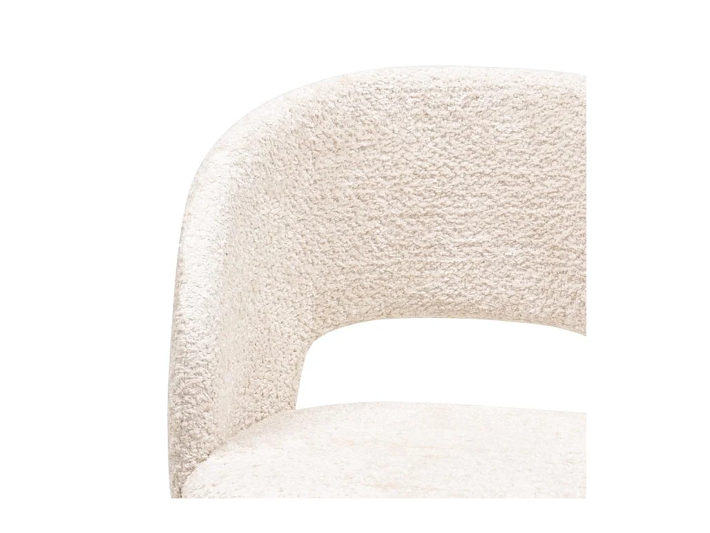 Stuhl 50x53x77 cm beige MORES