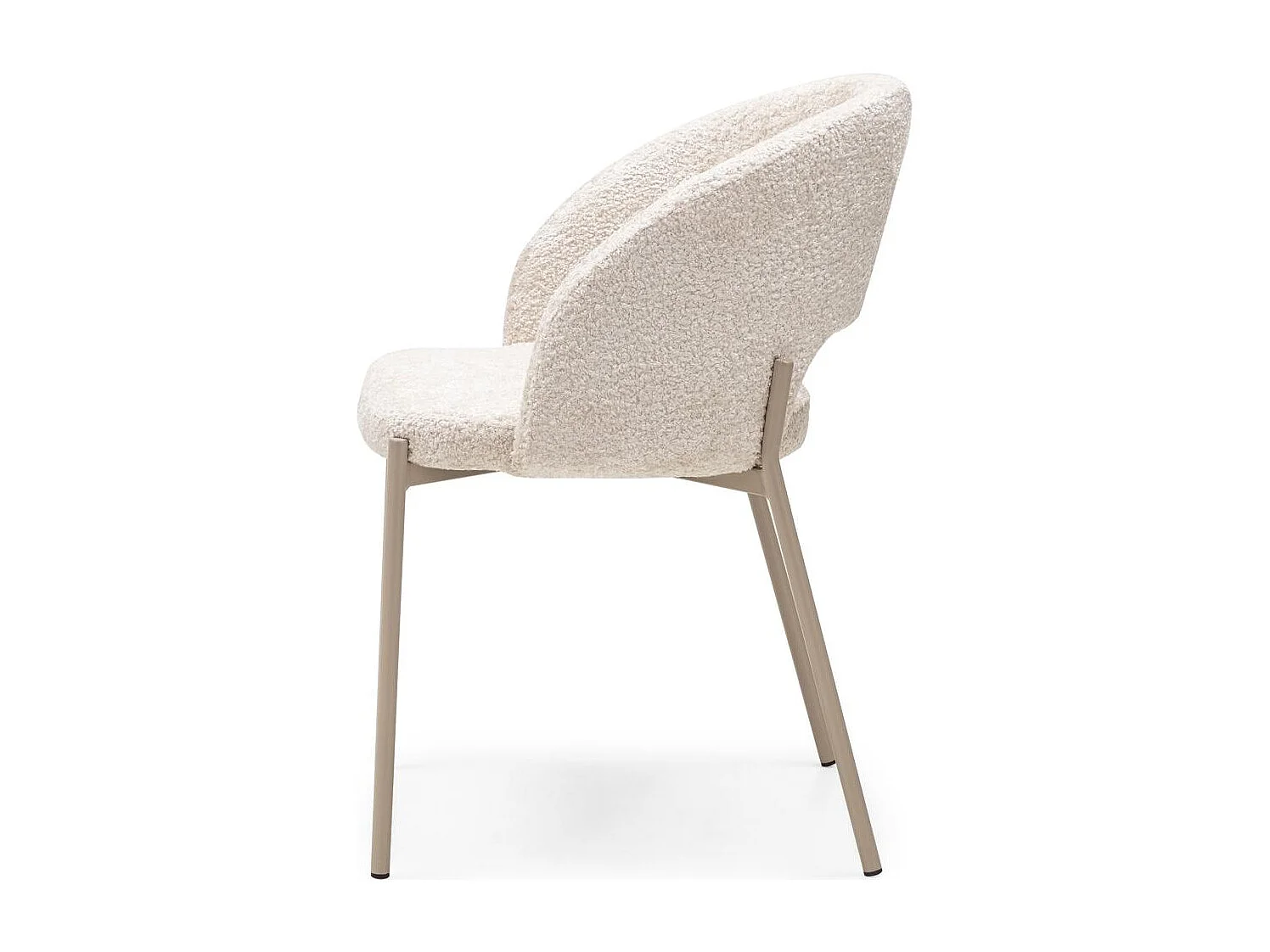 Stuhl 50x53x77 cm beige MORES