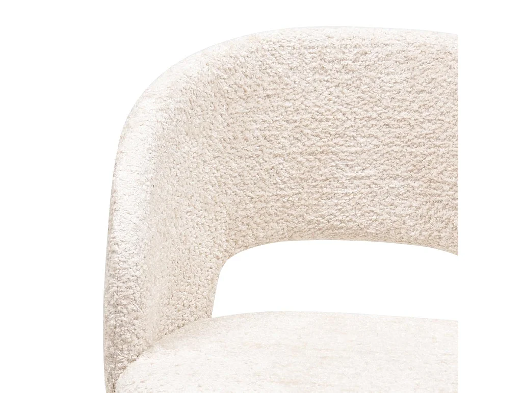 Stuhl 50x53x77 cm beige MORES