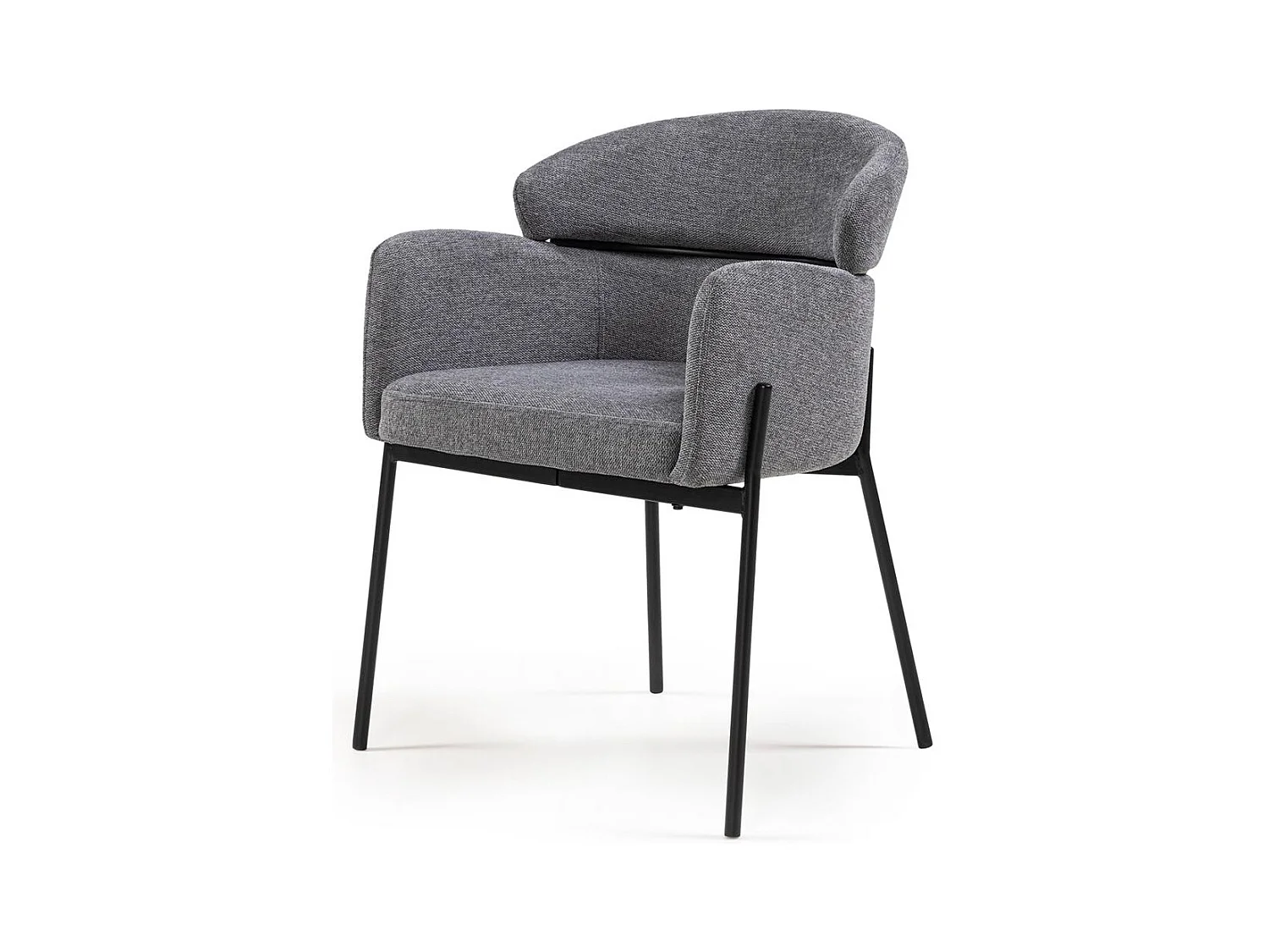 Chaise de salle à manger 62x62x81 cm Gris Mareo