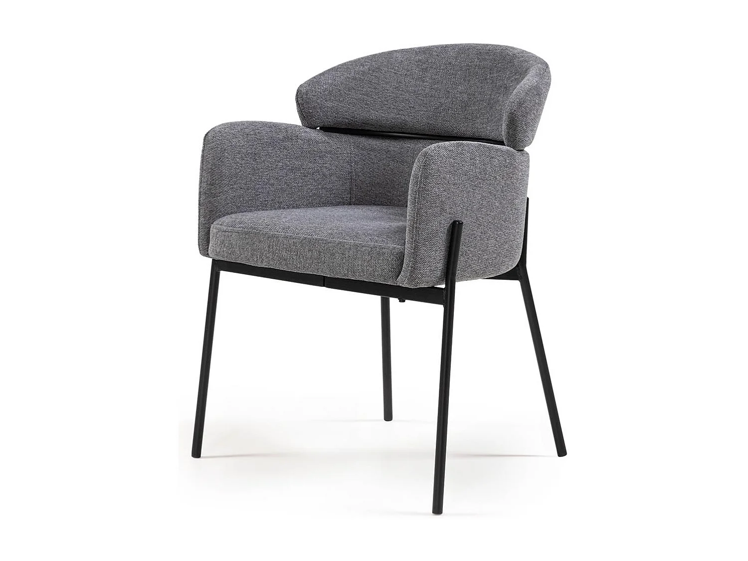 Esszimmerstuhl 62x62x81 cm Grau Mareo