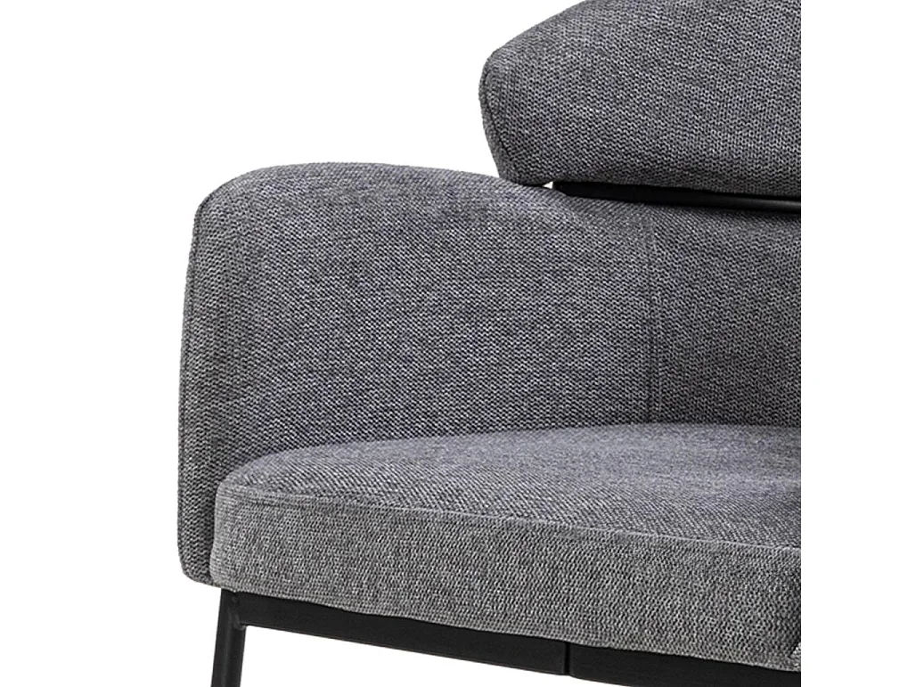 Esszimmerstuhl 62x62x81 cm Grau Mareo